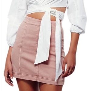 Modern Femme Denim Mini free people skirt